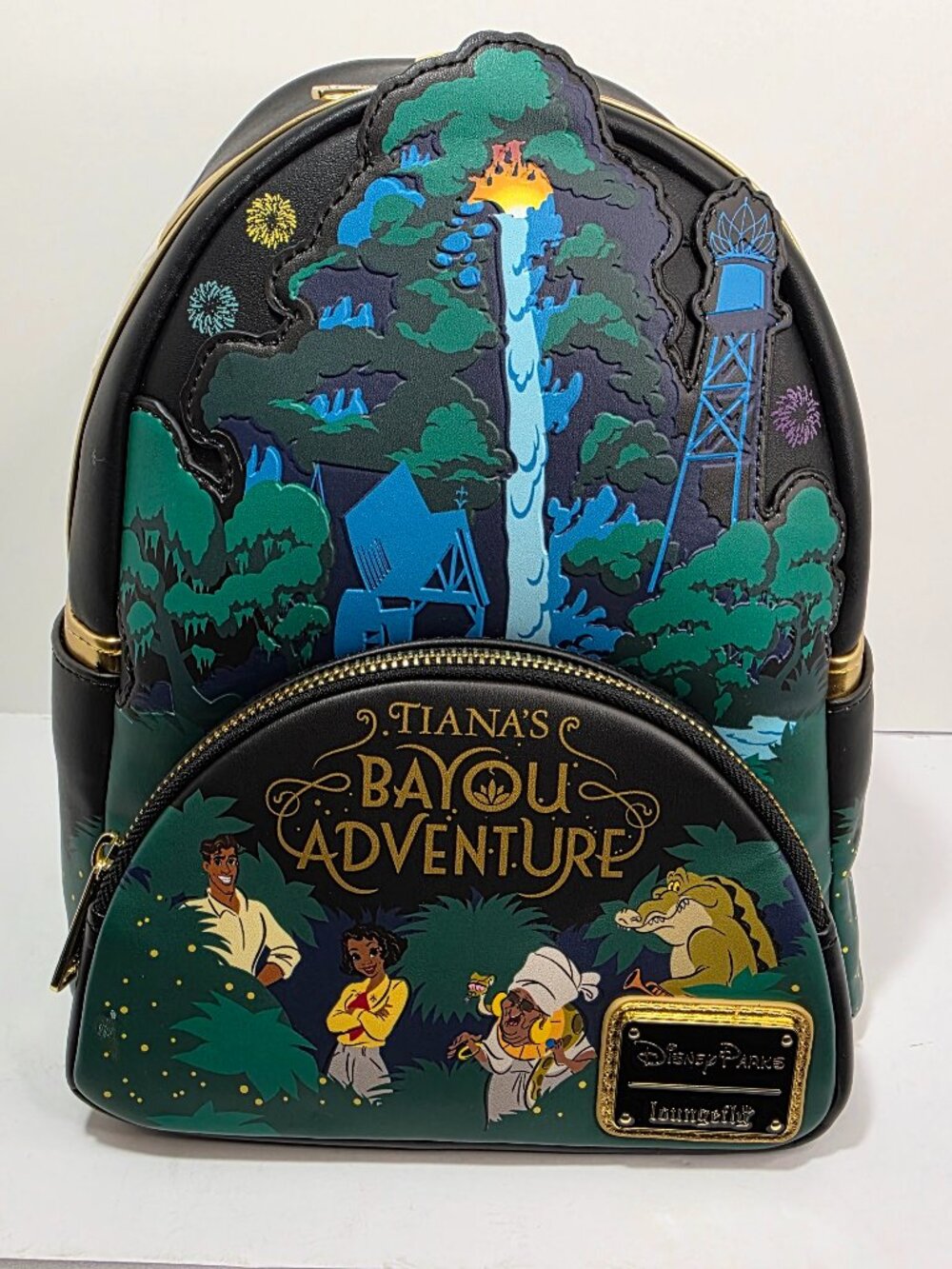 Loungefly Disney Tiana's Bayou Adventure Mini Backpack Glow in the Dark